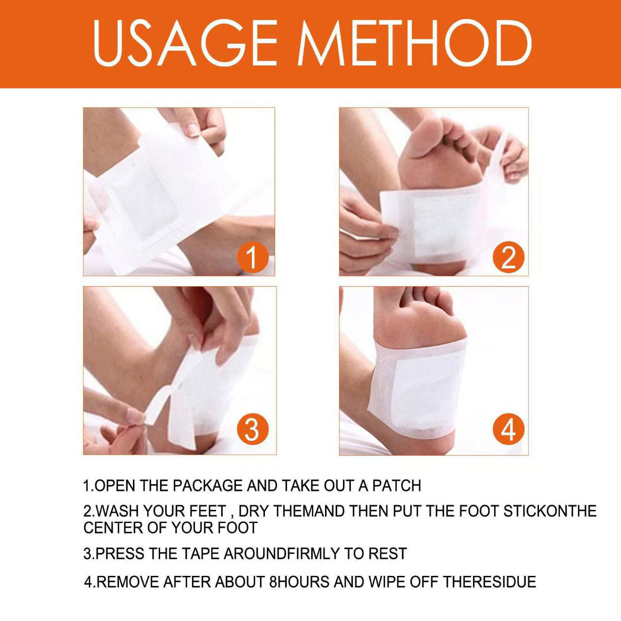 Ginger Foot Pads for Fresh, Comfortable Feet