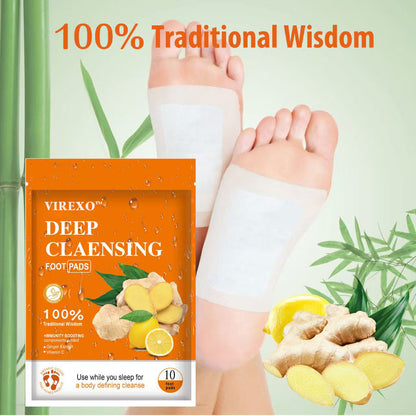 Ginger Foot Pads for Fresh, Comfortable Feet