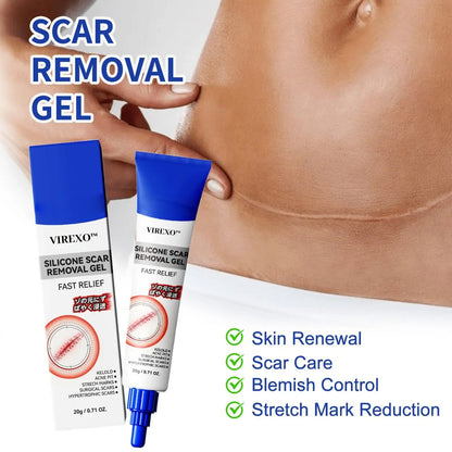 Buy 1 Get 1 Free 🔥 Advanced Silicone Scar & Wrinkle Smoothing Gel