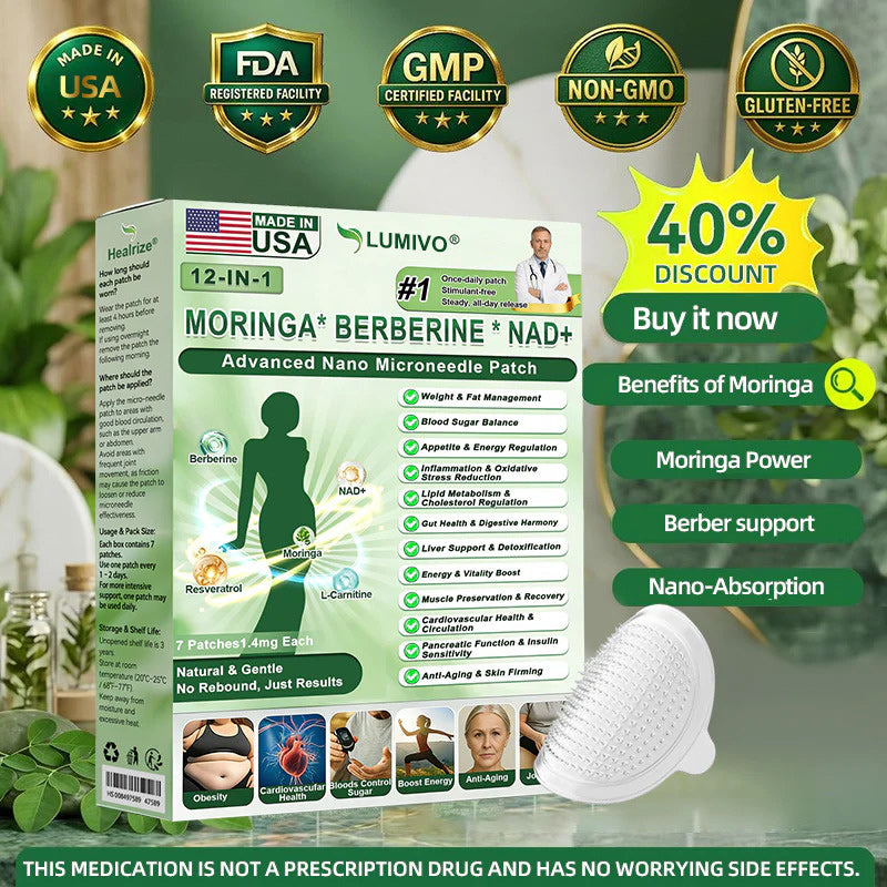 🇺🇸💚  LUMIVO™ 𝐔𝐩𝐠𝐫𝐚𝐝𝐞𝐝 𝐋𝐚𝐫𝐠𝐞-𝐂𝐨𝐯𝐞𝐫𝐚𝐠𝐞 𝟏𝟎-𝐢𝐧-𝟏 𝐍𝐚𝐧𝐨 𝐌𝐢𝐜𝐫𝐨𝐧𝐞𝐞𝐝𝐥𝐞 𝐏𝐚𝐭𝐜𝐡.
