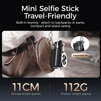 4-in-1 Magnetic Selfie Stick with 360° Rotating Design