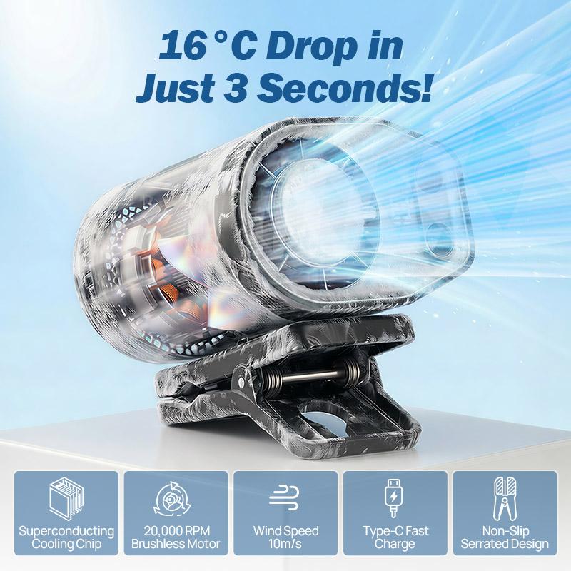 Clip Anywhere. Stay Cool Everywhere. ❄️